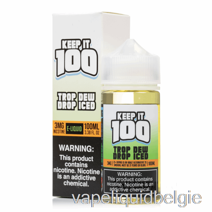 Vape België Ijskoude Trop Dauwdruppel - Bewaar Het 100 - 100 Ml 0 Mg